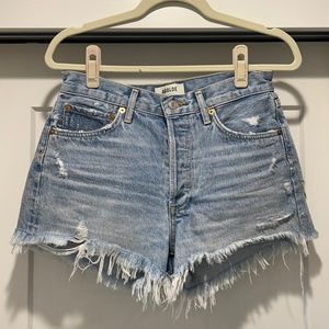 AGOLDE Parker Vintage Cut Off Short in Swampmeet